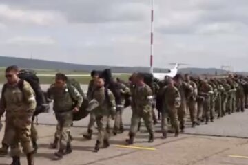 Кадыровцы, российские военный, скриншот из видео