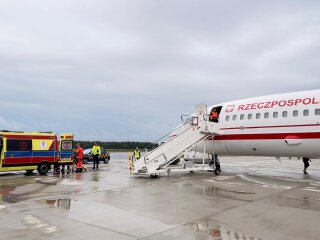 Эвакуация польской студентки из Китая