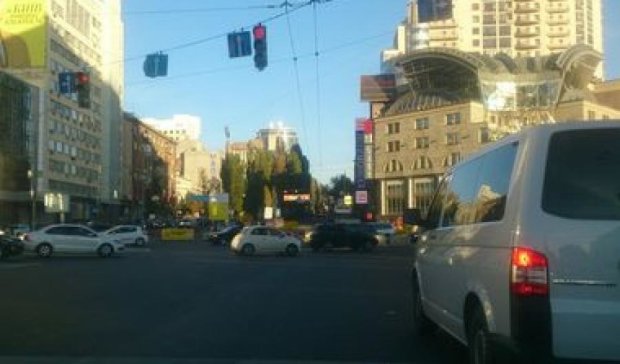 В Киеве перекрыли бульвар Шевченко