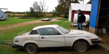 Triumph TR7, скриншот из видео