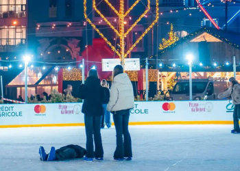 Украинцы, каток, фото из соцсетей