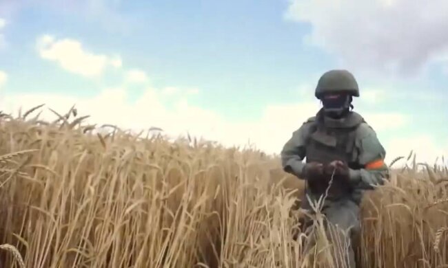 Російські окупанти, фото: скріншот із відео