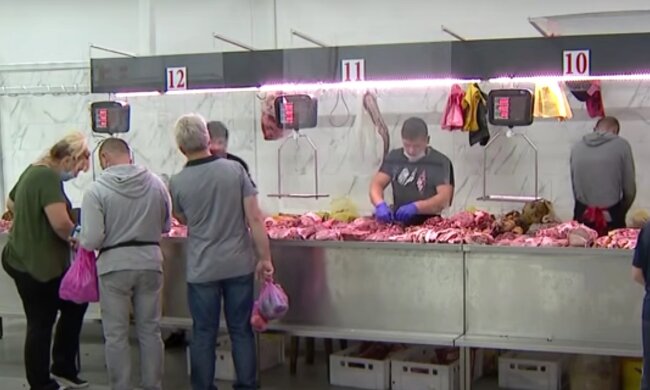 Продаж м'яса. Фото: скрін youtube