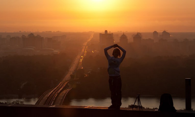 Світанок, Київ, фото із соцмереж