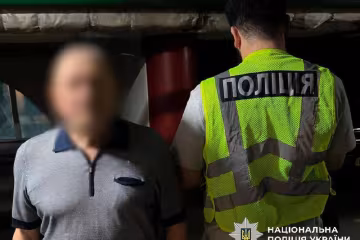 Поліція на місці пострілу у Печерському районі Києва