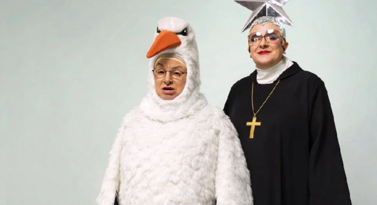 Верка Сердючка с мамой, фото из сомереж.