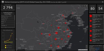 Коронавирус из Китая, карта: gisanddata.maps.arcgis.com