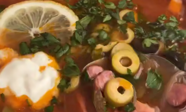 М'ясна солянка, кадр з відео