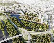 Візуалізація хмарочосів у районі Porta Praskiego, Варшава
