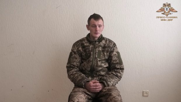 пленный украинский десантник