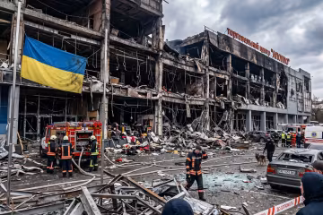 Дніпро обстріл торговельний центр пожежа