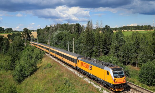 Потяг RegioJet: фото з вільних джерел
