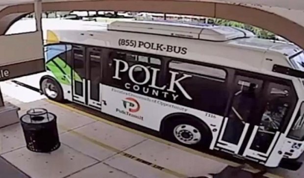 Поліція розшукує пасажира, який у гніві вдарив головою автобус (відео)