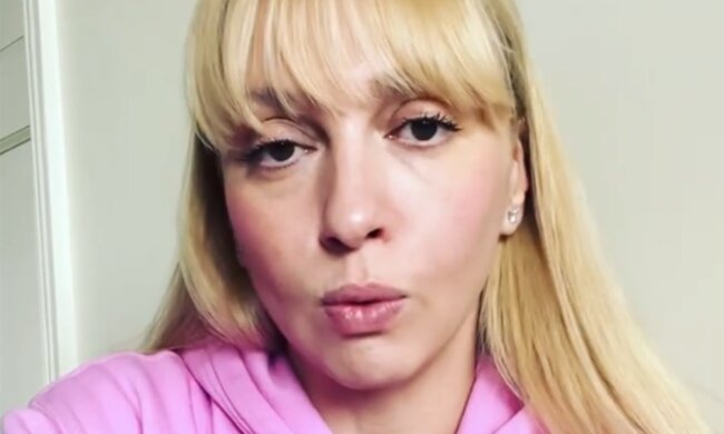 Оля Полякова, скріншот з відео