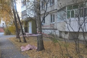 У Харкові кримінальник викинувся з вікна (фото)