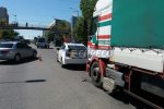 Фура догнала киевлянина-нарушителя