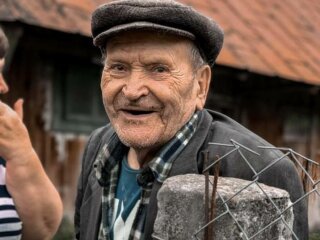 Дед Василий, фото со страницы Юлии Сливки