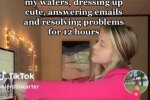 Новый тренд lazy girl job. Фото: TikTok