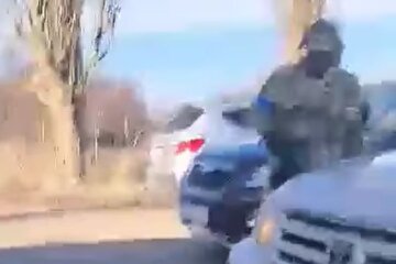 В Киевской области ТЦК избили дальнобойщика. Фото Facebook