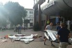 Невідомі випробували гранатомет на київських чиновниках: фото