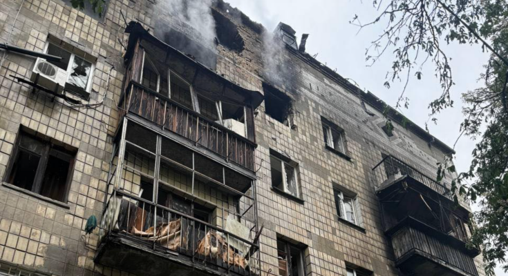 последствия атаки на Киев 07.05.2025