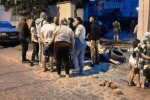 Роми штурмують ТЦК, скріншот: Facebook