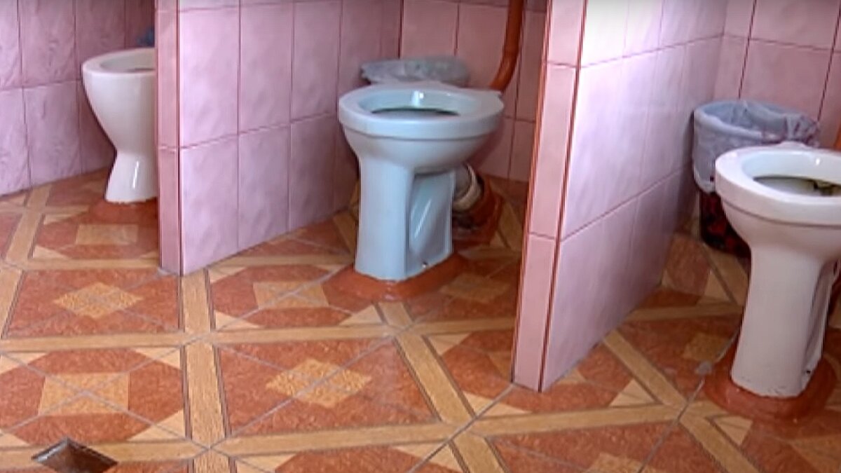 Скрытая камера в общественном женском туалете (19 фото)