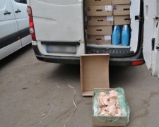 Бойовикам недовезли 10 тонн контрабандного м’яса (фото)
