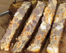 Печінкова мозаїка: фото скрін рецепту