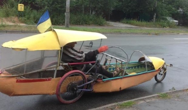 Киевлянин создал эксклюзивный автомобиль-банан (фото)