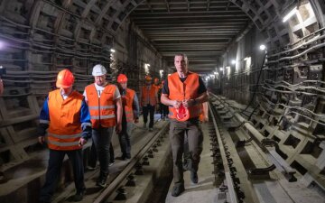 Віталій Кличко перевіряє тунелі Києва / фото: BBC