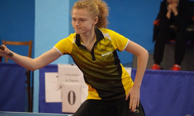 Юна українка виграла чотири золота на чемпіонаті Європи з настільного тенісу