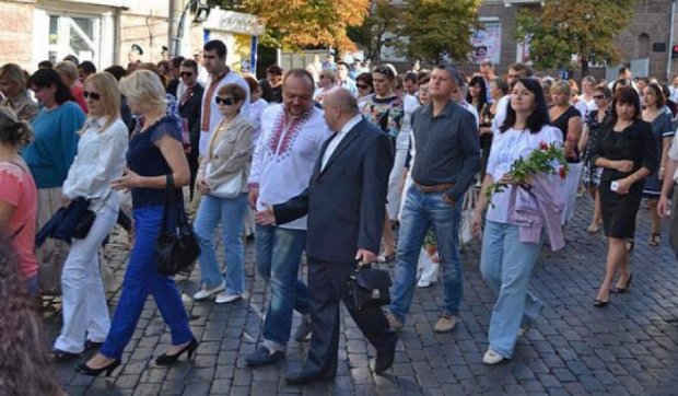 Святкова хода до Дня прапора у Кіровограді (фото)