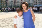 Алла Мазур із сином, фото: facebook.com/1plus1.AllaMazur