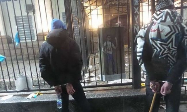  Ірма Крат затримана за підпал посольства РФ в Києві  (Відео)