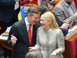 Юлія Тимошенко і Олег Ляшко, фото з вільних джерел