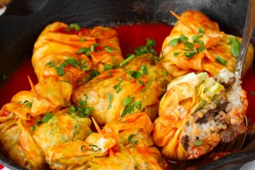 Идеи для Великого поста: рецепт голубцов с рисом и грибами