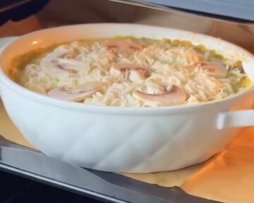 Картопляно-м'ясний пиріг: фото скрін рецепту