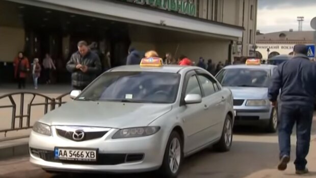 таксі, скріншот з відео