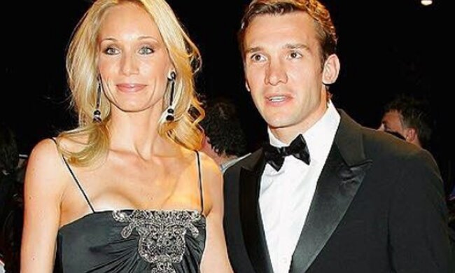 Андрій Шевченко з дружиною. Фото: Факти.