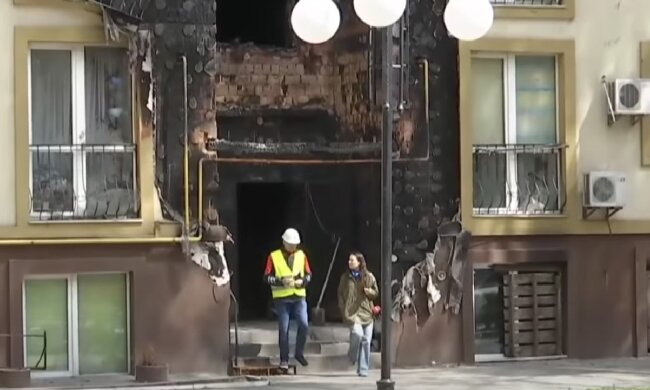 Поврежденный дом. Фото: скрин youtube