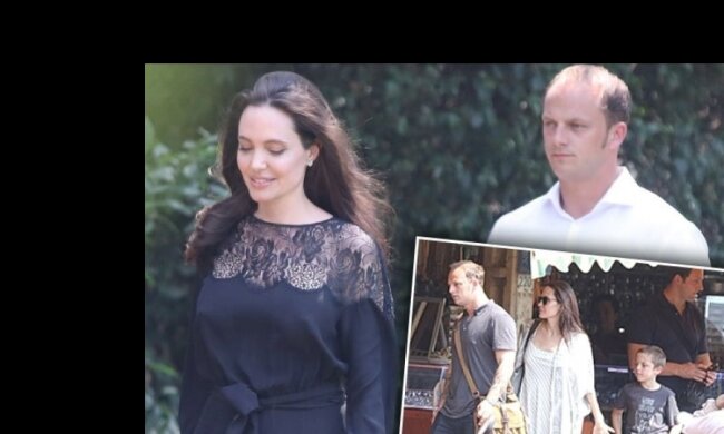 Анджелину Джоли "застукали" с незнакомцем