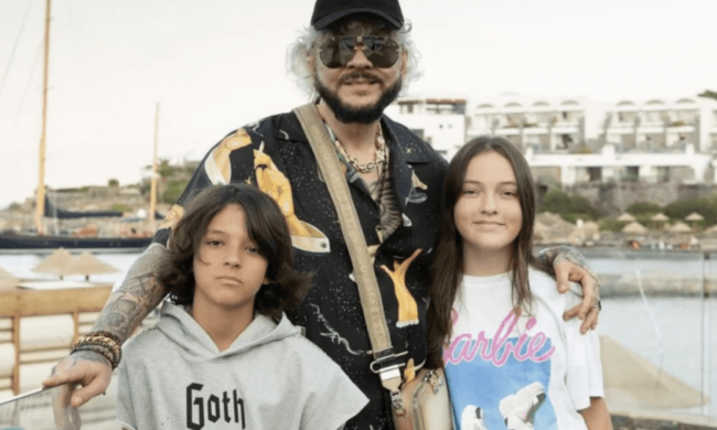 Філіп Кіркоров з дітьми, фото із соцмереж