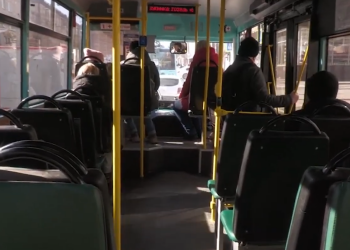 Громадський транспорт. Фото: скрін youtube