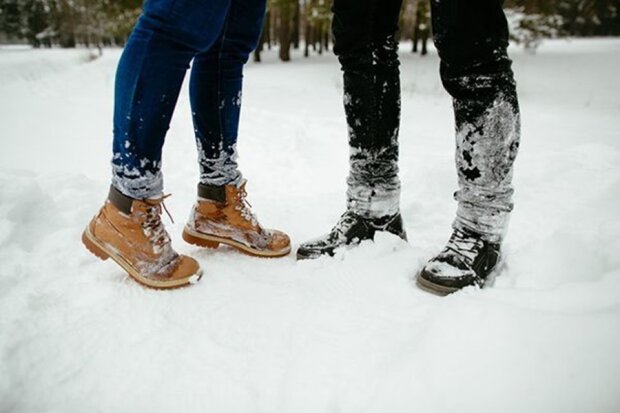 Промокшая обувь зимой, фото ditto