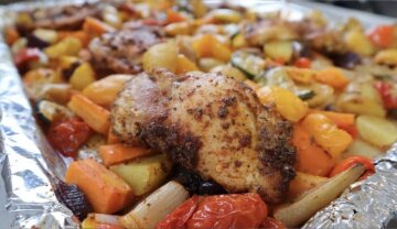 Запеченная курица по-каджунски: фото скрин Ютуб