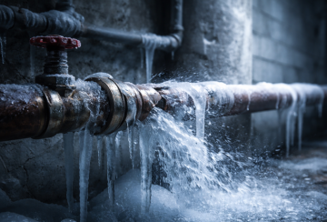 Замерзшие трубы, изображение: Знай.ua