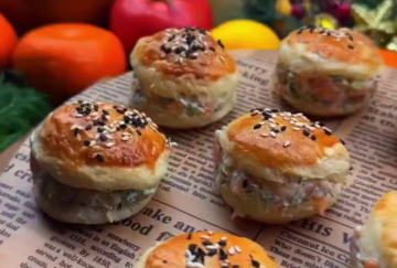 Закуска з червоною рибою, кадр з відео