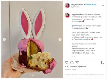 Публикация Екатерины Репяховой: Instagram