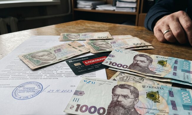 заблокована картка гривні арешт рахунку